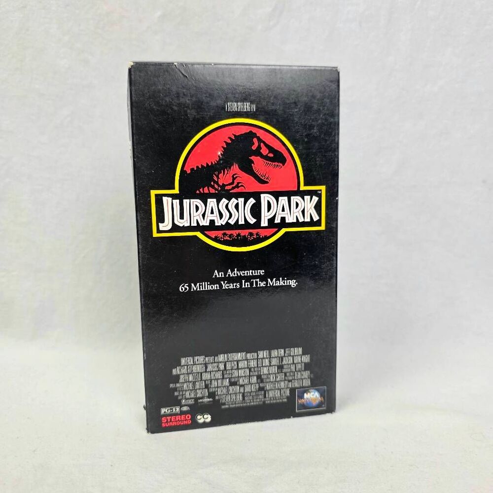 Jurassic Park VHS 1993 Steven Spielberg Classic